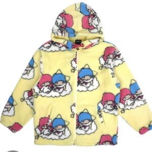 DUMBGOOD LITTLE TWIN STARS Sherpa Zip Hoodie with FREE LTS T-Shirt and Tank